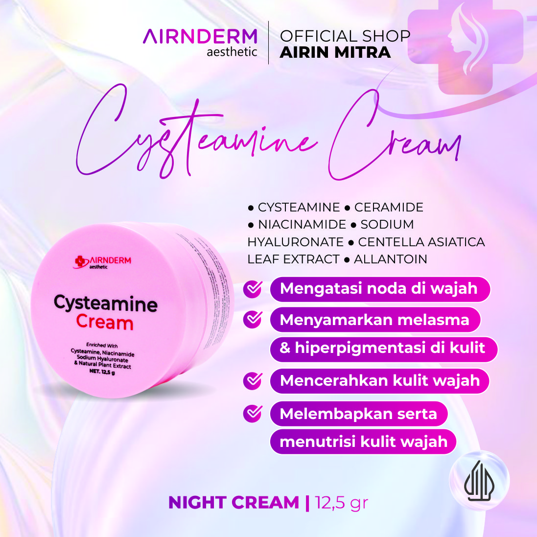 Airnderm Aesthetic Cysteamine Cream (by AIRIN BEAUTY)
